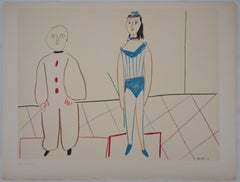 The Two Artists of the Circus - Lithograph - Verve, Mourlot