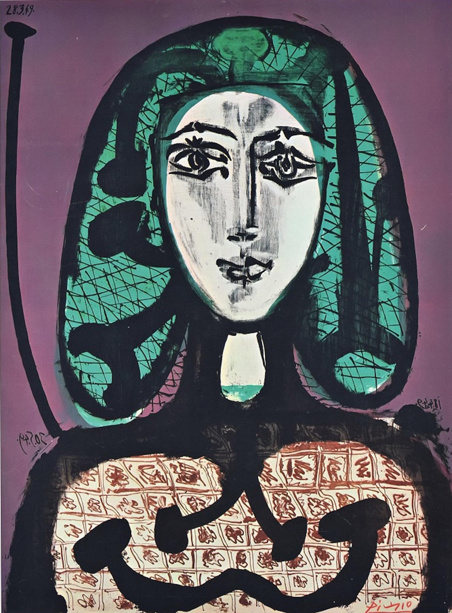 picasso woman with hairnet