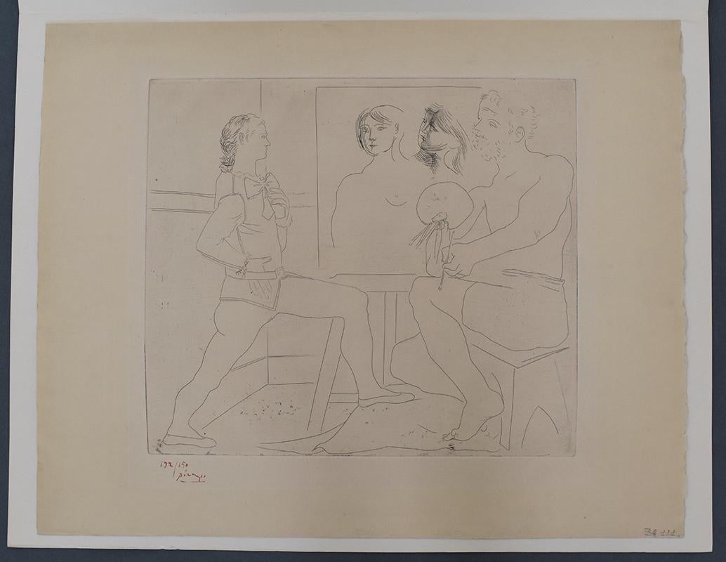 The Workshop - Picasso - Etching and Aquatint - 1927 - Print by (after) Pablo Picasso