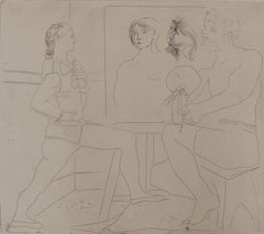 The Workshop - Picasso - Etching and Aquatint - 1927