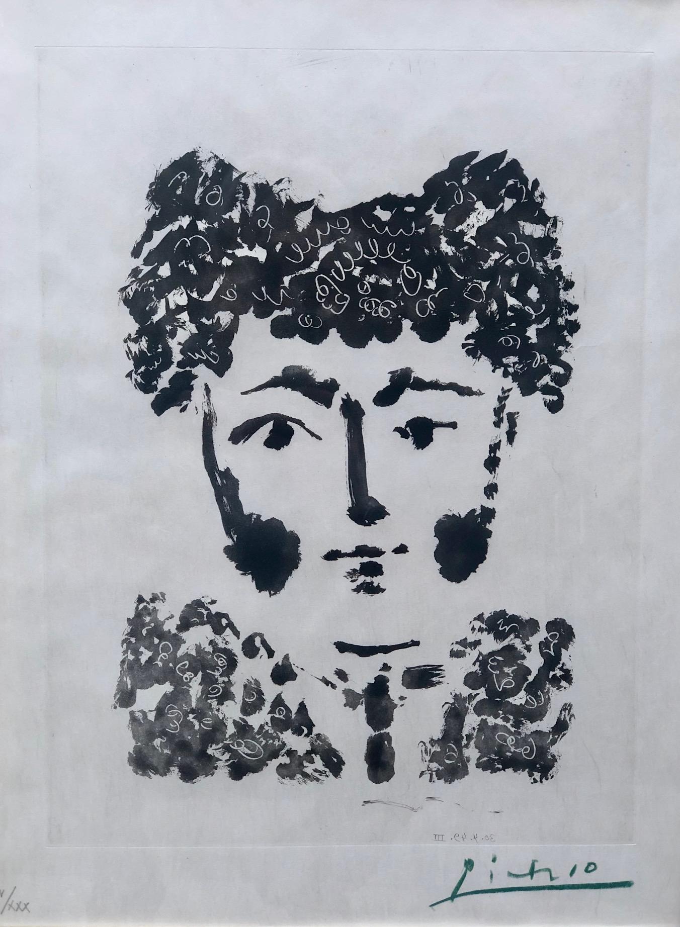 (after) Pablo Picasso Figurative Print - Torero, from "Le Carmen des Carmen"