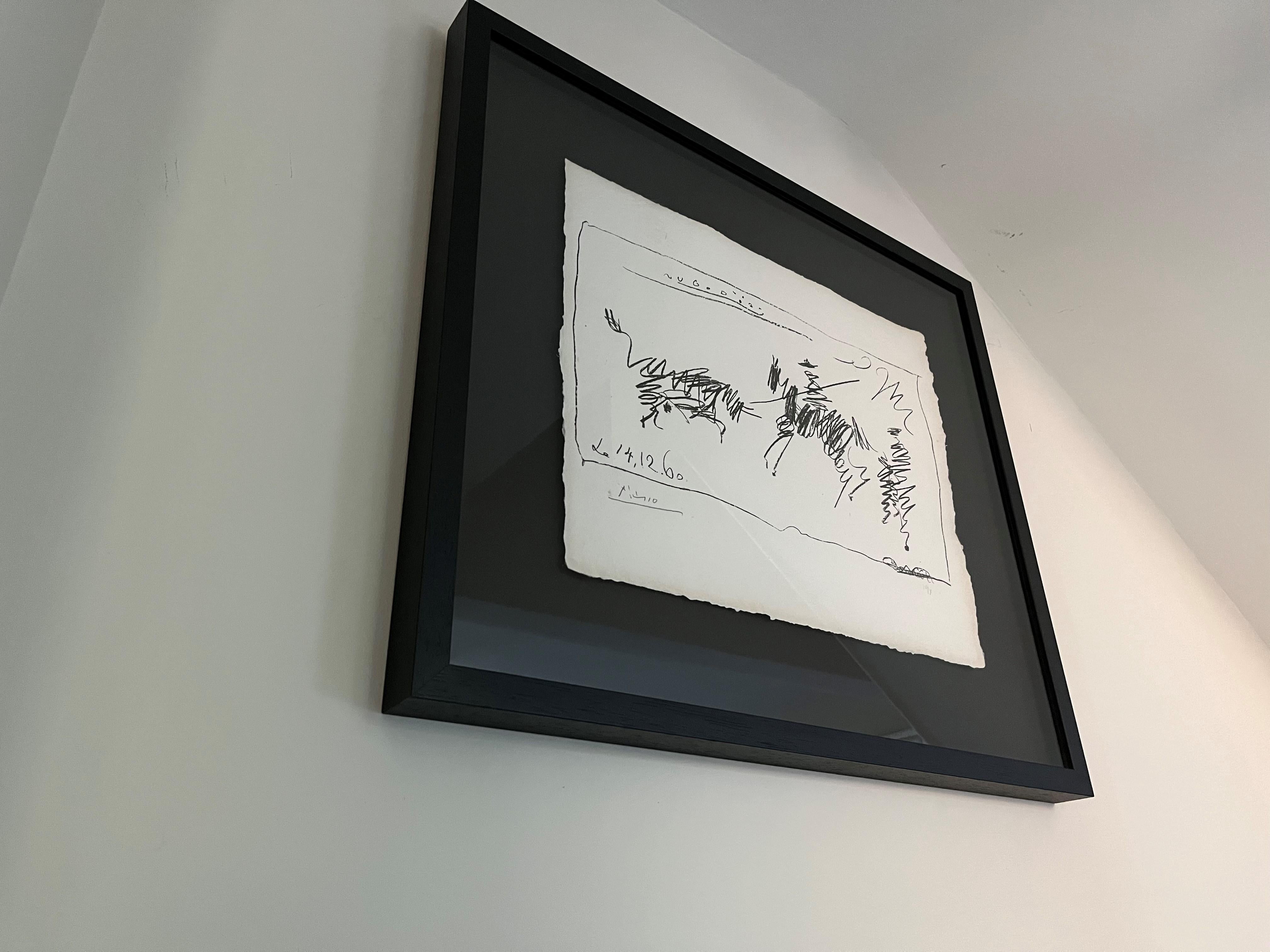 Toros (La Pique), 1960, Pablo Picasso, Lithograph, Bull fighter, Spanish, Signed - Print by (after) Pablo Picasso