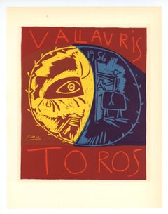 "Toros Vallauris" lithograph poster