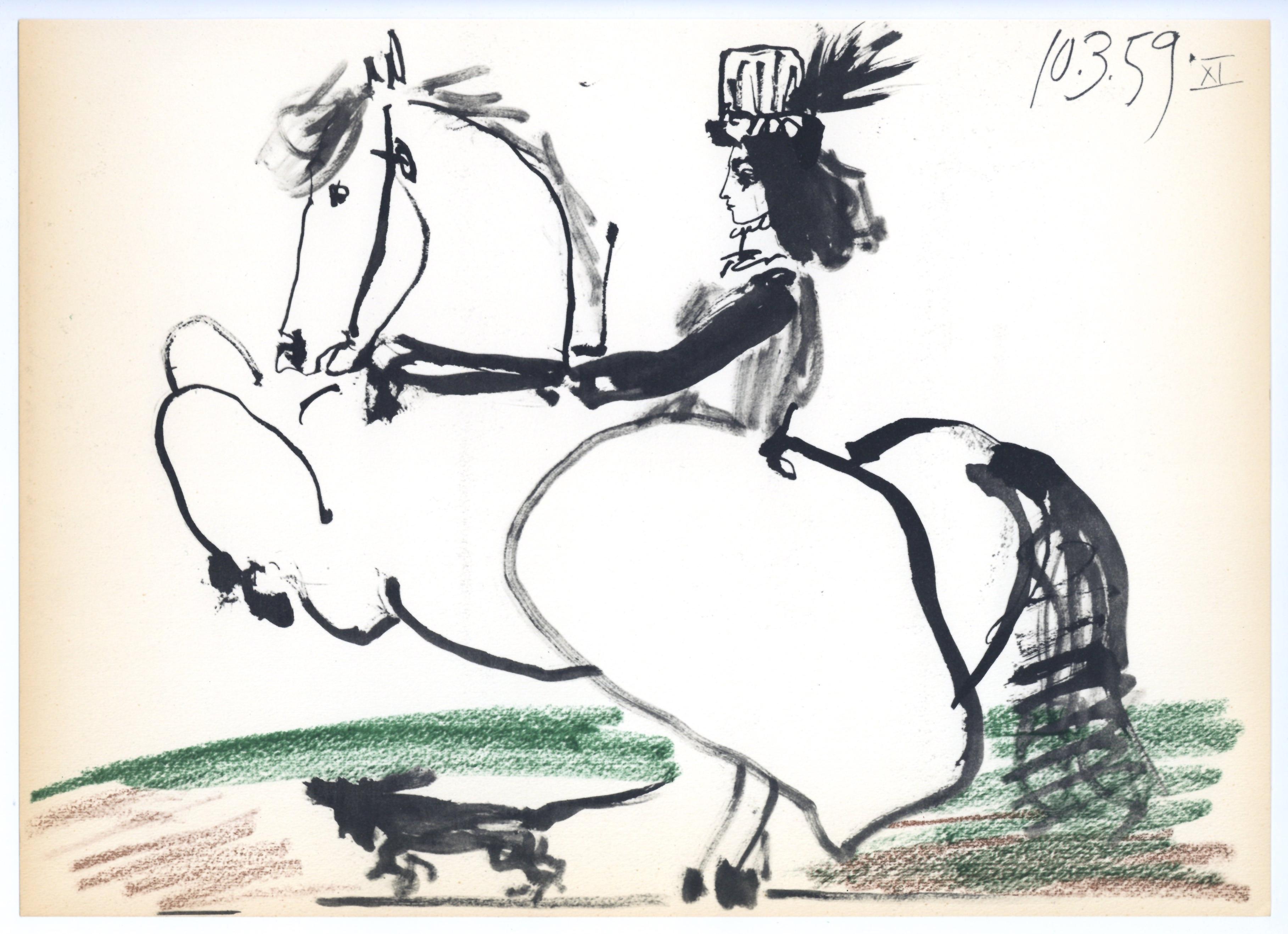 Toros y Toreros - Print by (after) Pablo Picasso