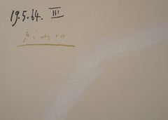 Tribute to Rene Char (Ceret Museum) - Lithographie, Mourlot (Cwiklitzer #291)