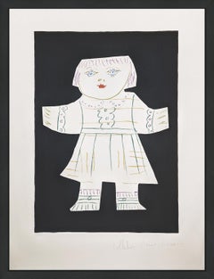 Une Poupee Decoupee (litografia incorniciata della Picasso Estate Collection)
