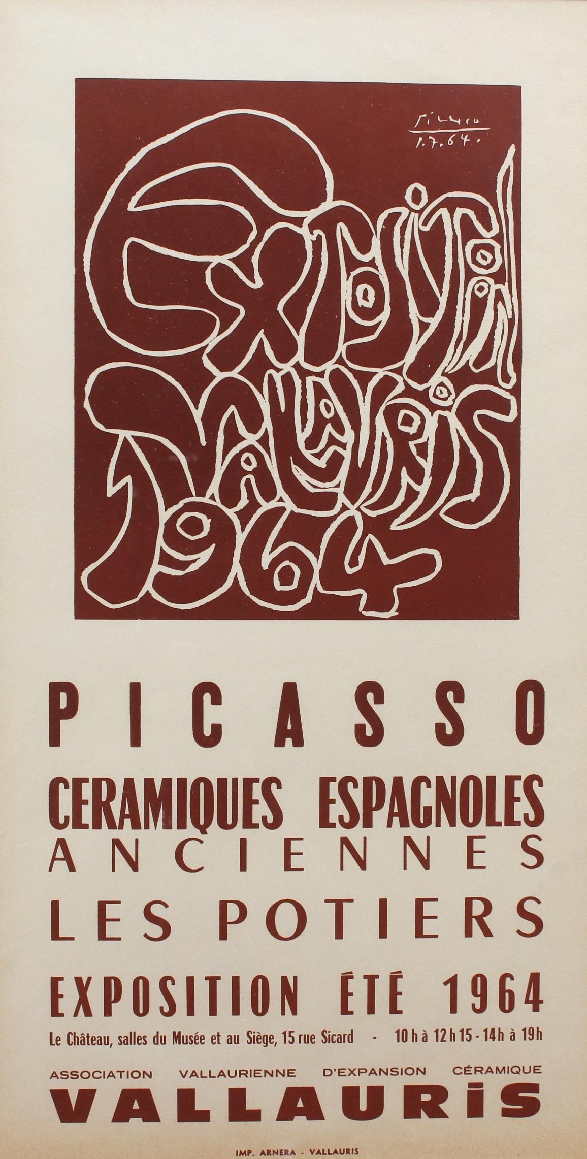 picasso vallauris poster