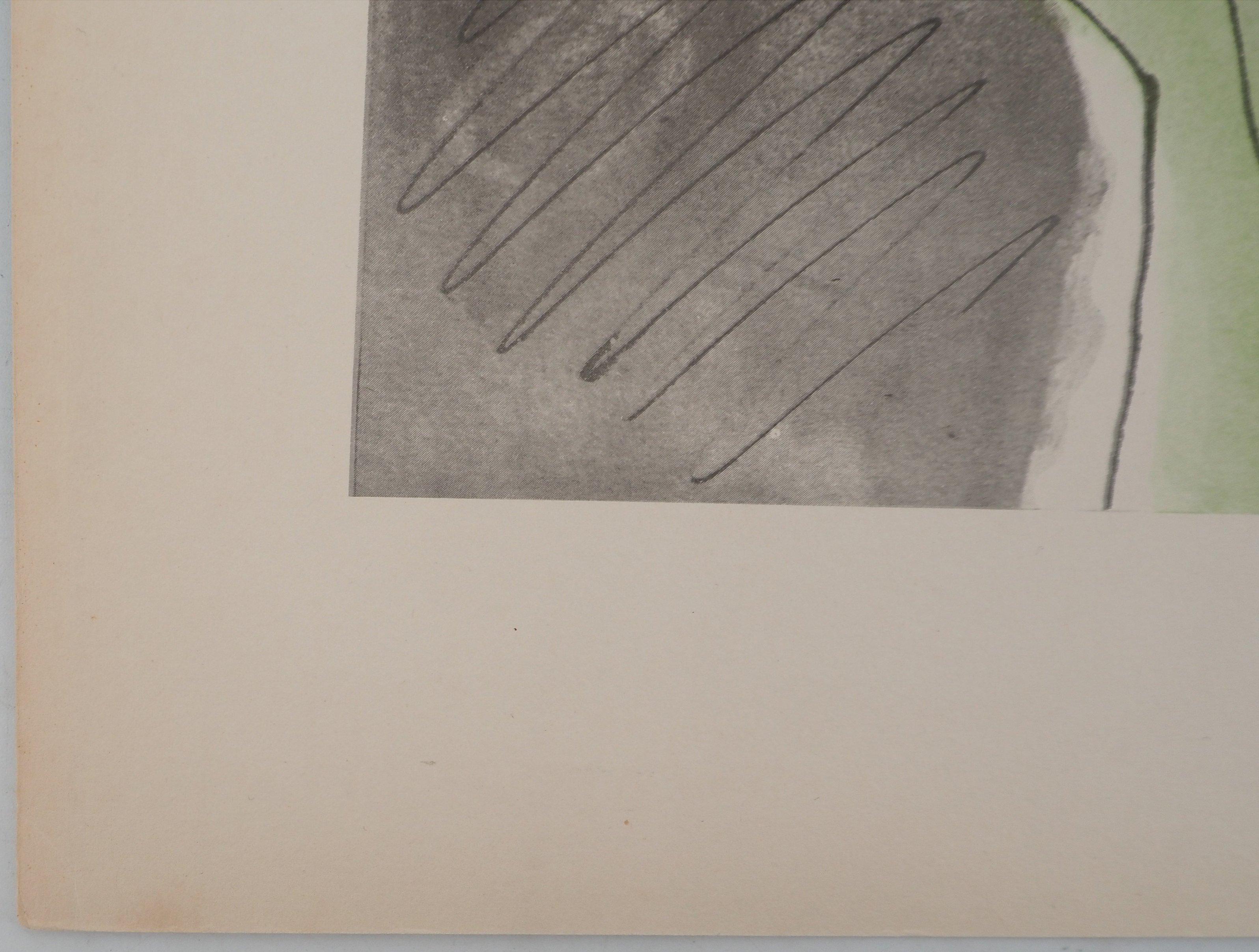 Dora Maar piangente - Litografia e stencil, firmata in vendita 1