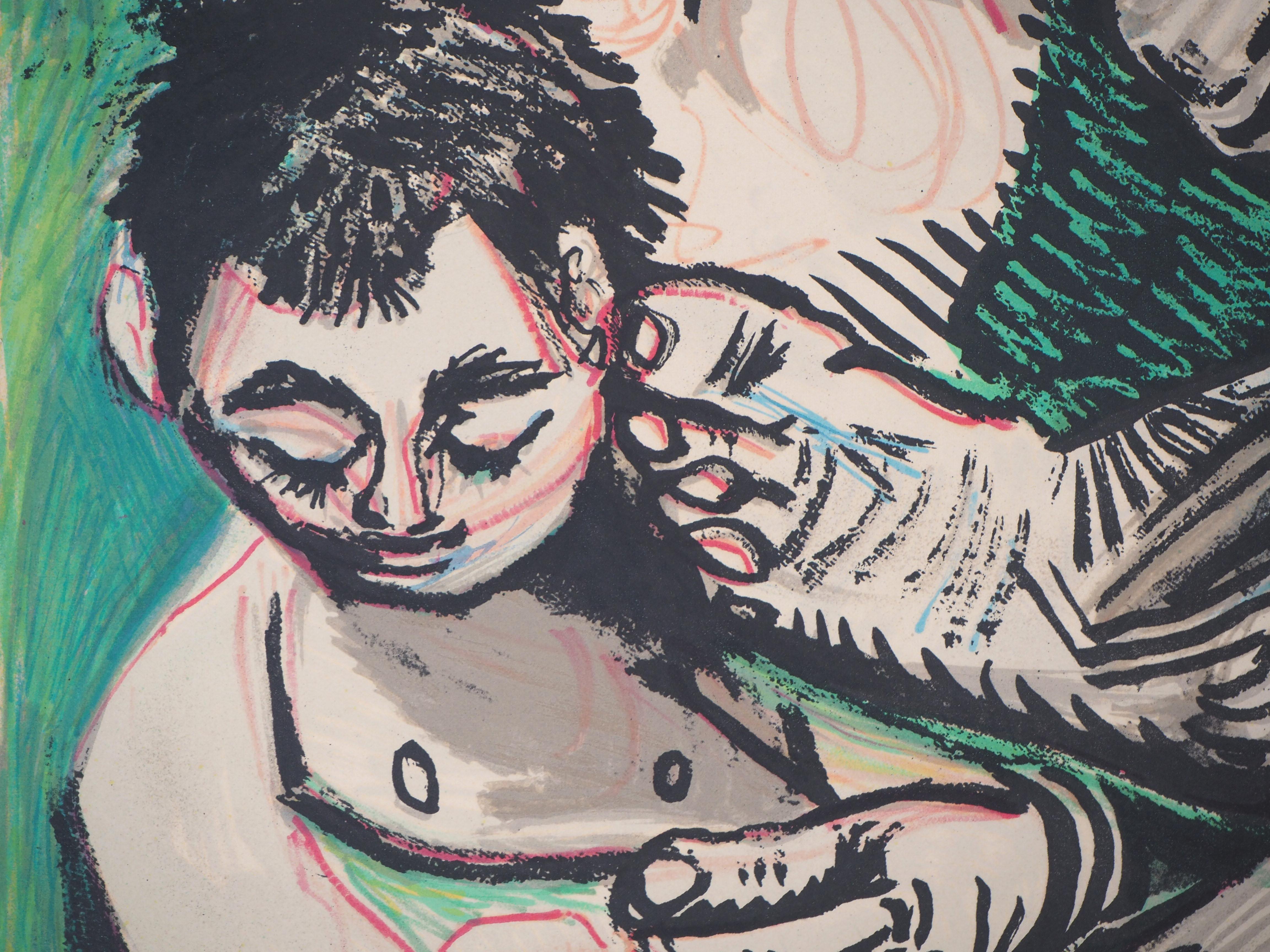 picasso woman in the garden