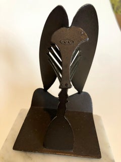 Vintage 1967 Modernist Maquette for Chicago Picasso Cubist Sculpture Head