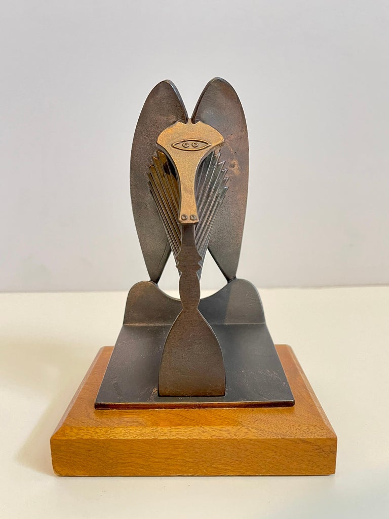 after) Pablo Picasso - Vintage 1967 Modernist Maquette for Chicago Picasso  Cubist Sculpture Head at 1stDibs