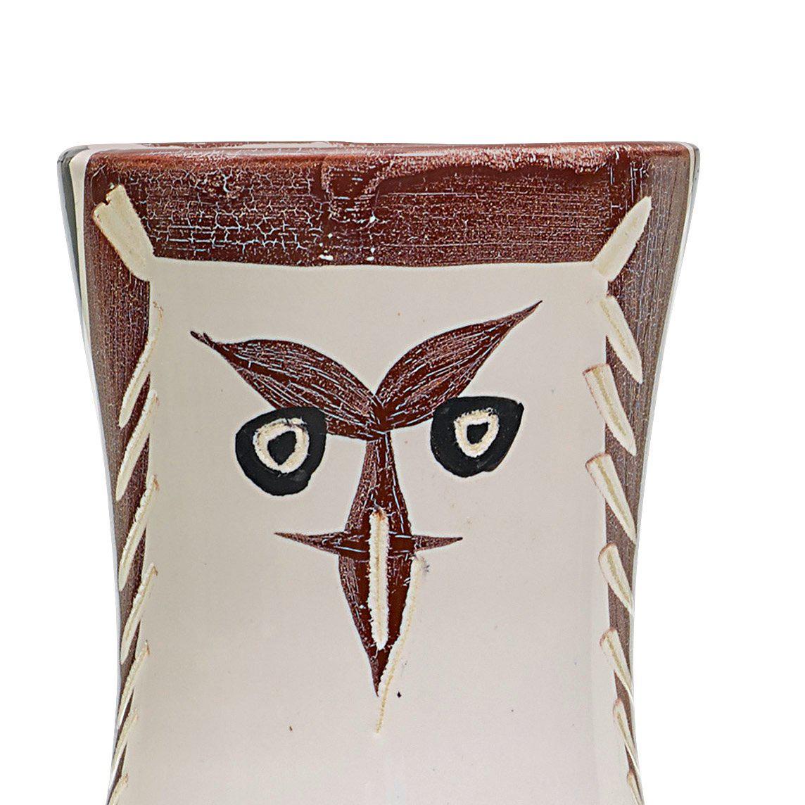 Young Wood Owl - Expressionist Sculpture by (after) Pablo Picasso