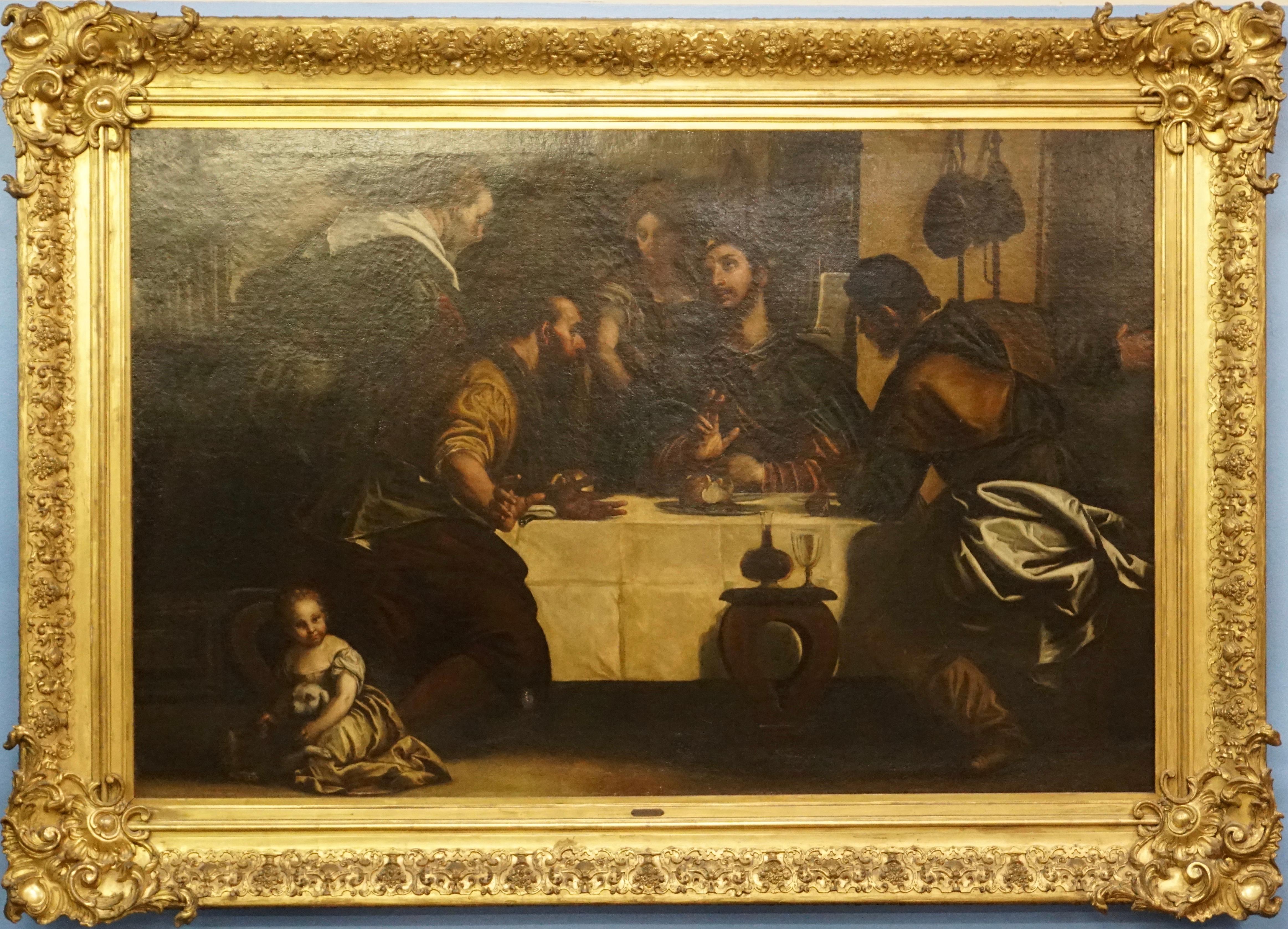 Italian After Paolo Caliari Veronese “The Supper At Emmaus” Painting