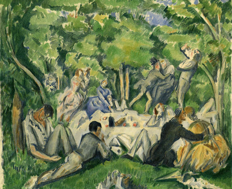 After Paul Cezanne Landscape Print - Dejeuner sur l'Herbe
