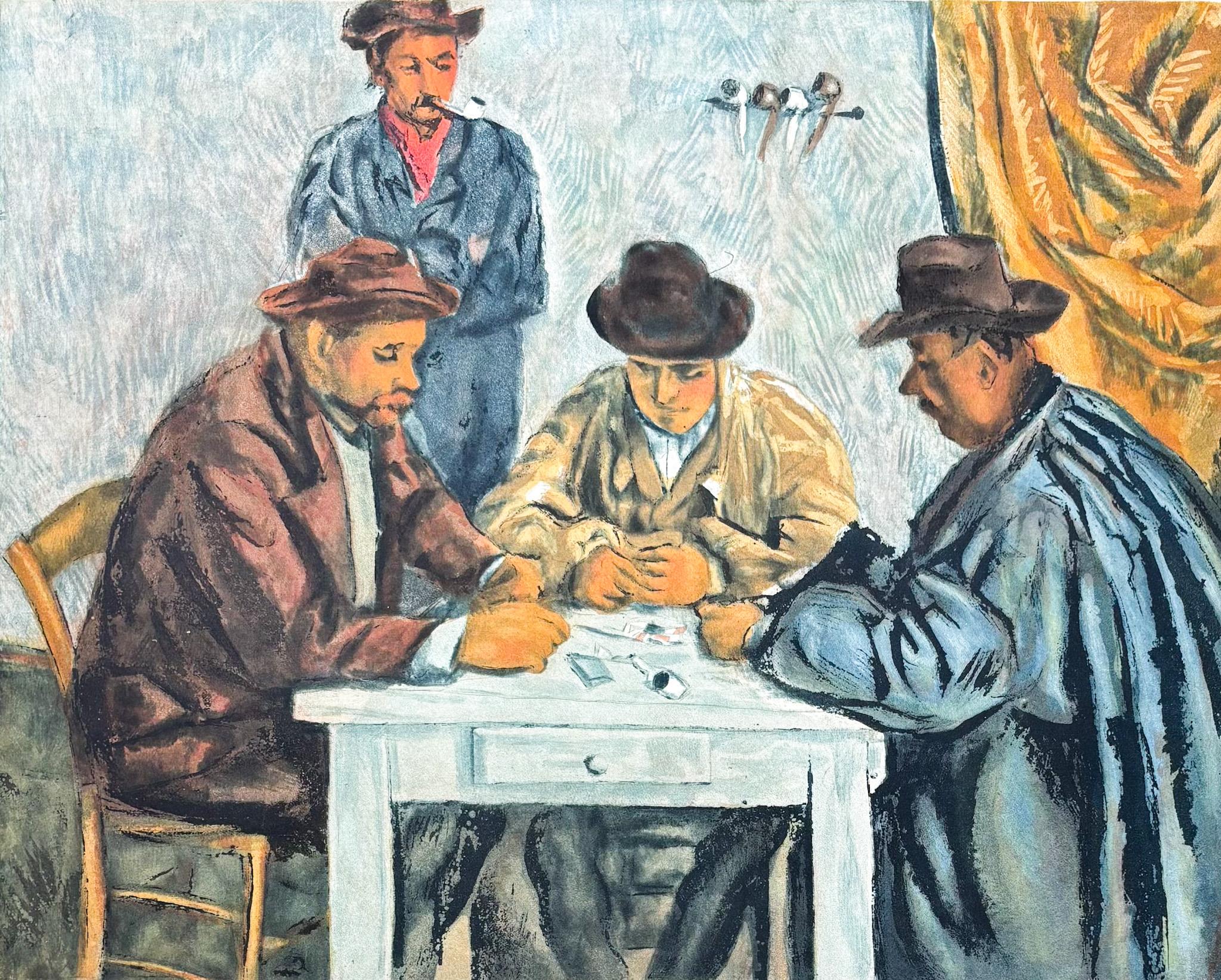 Paul Cézanne (1839–1906) - The Card Players - Etching with aquatint - 1929 For Sale 1