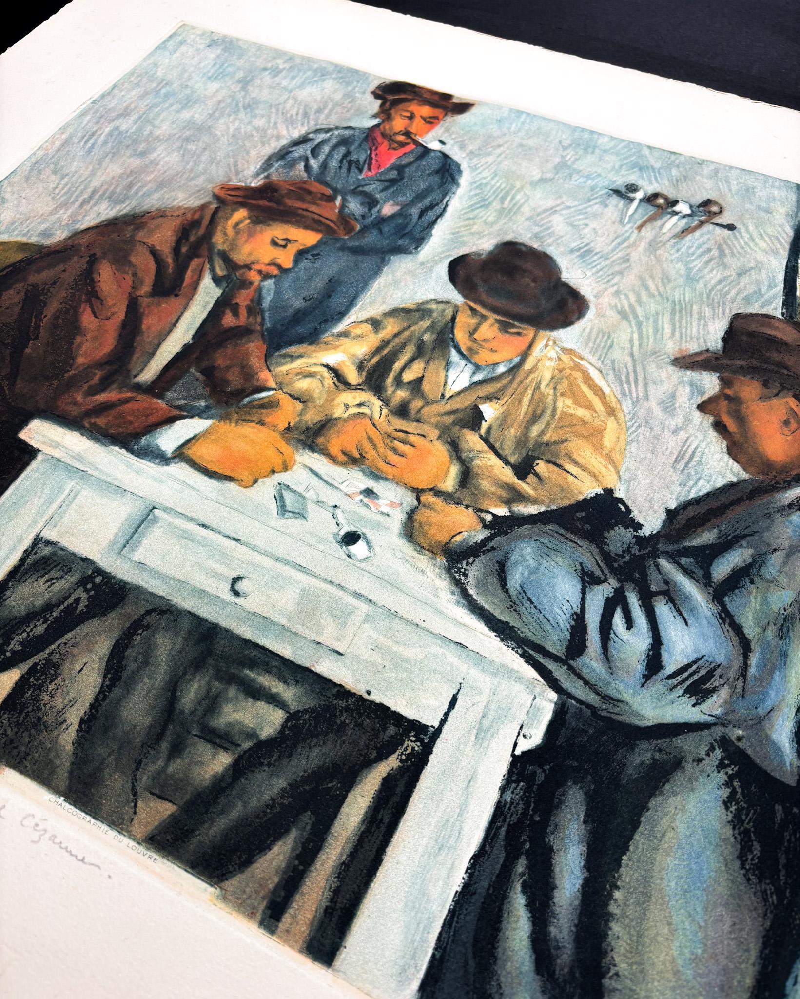Paul Cézanne (1839–1906) - The Card Players - Etching with aquatint - 1929 For Sale 2