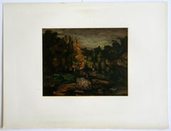 "Paysage a Aix" lithograph