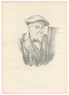 "Self Portrait" lithograph