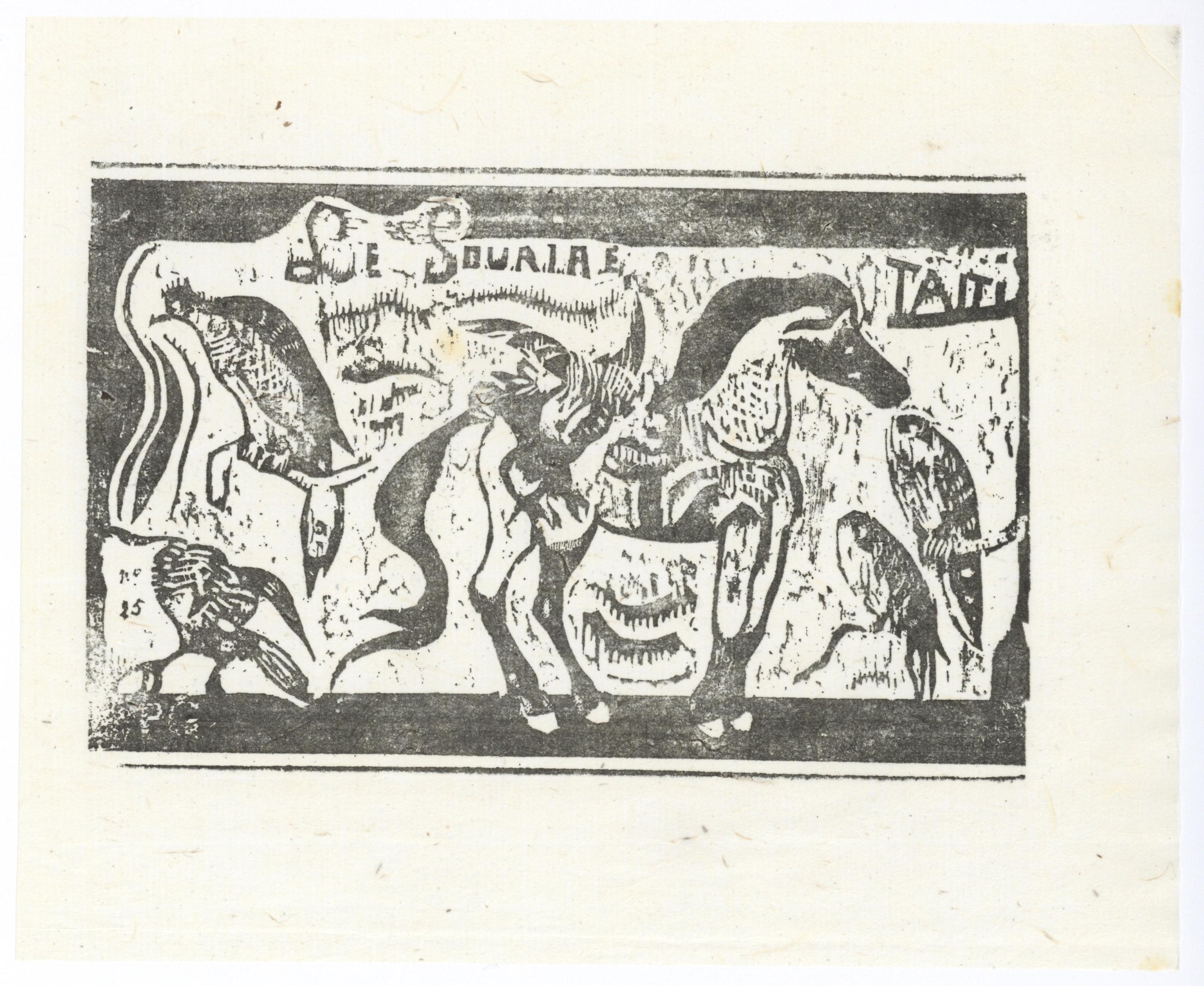 Le Sourire 2 - Print by (after) Paul Gauguin