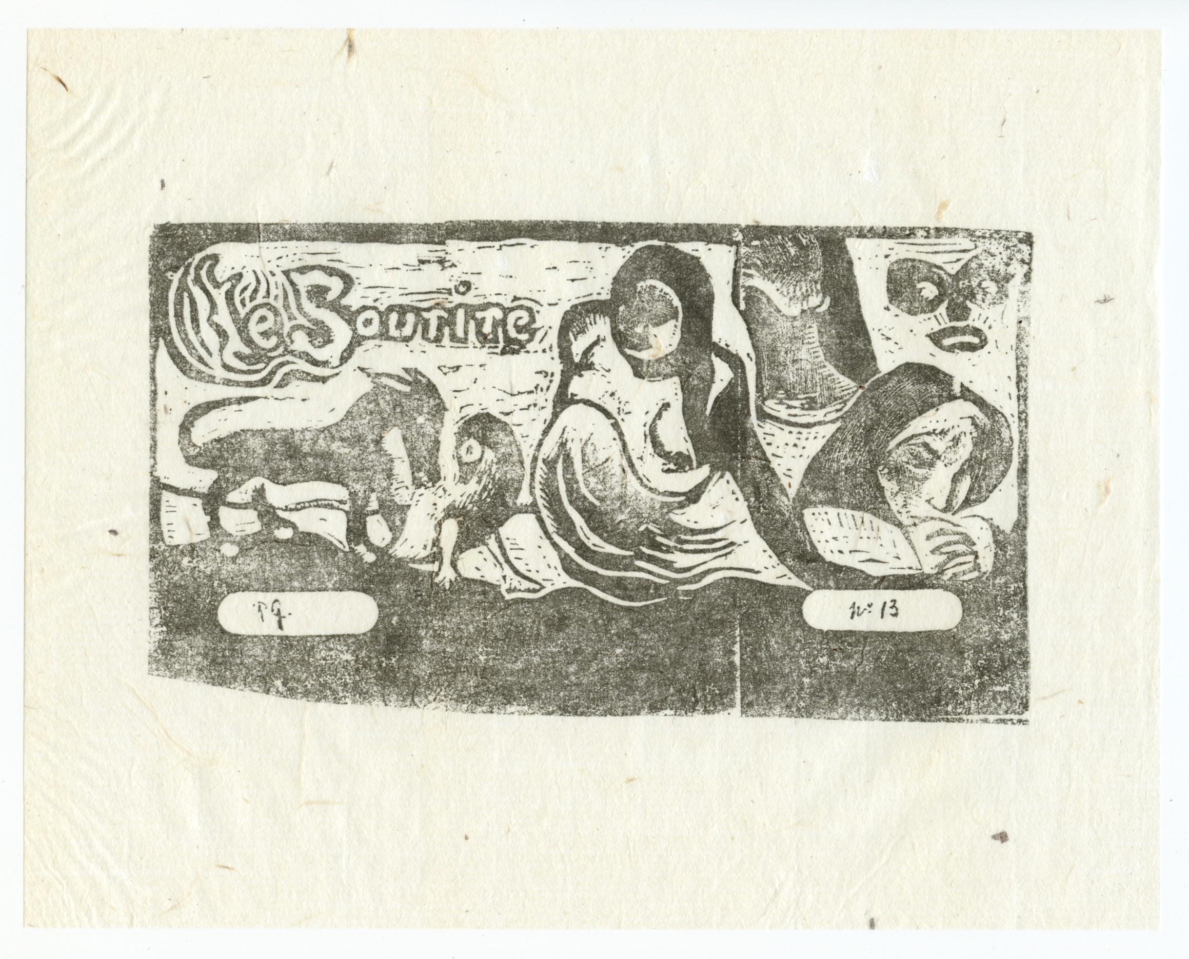 Le Sourire 3 - Print by (after) Paul Gauguin