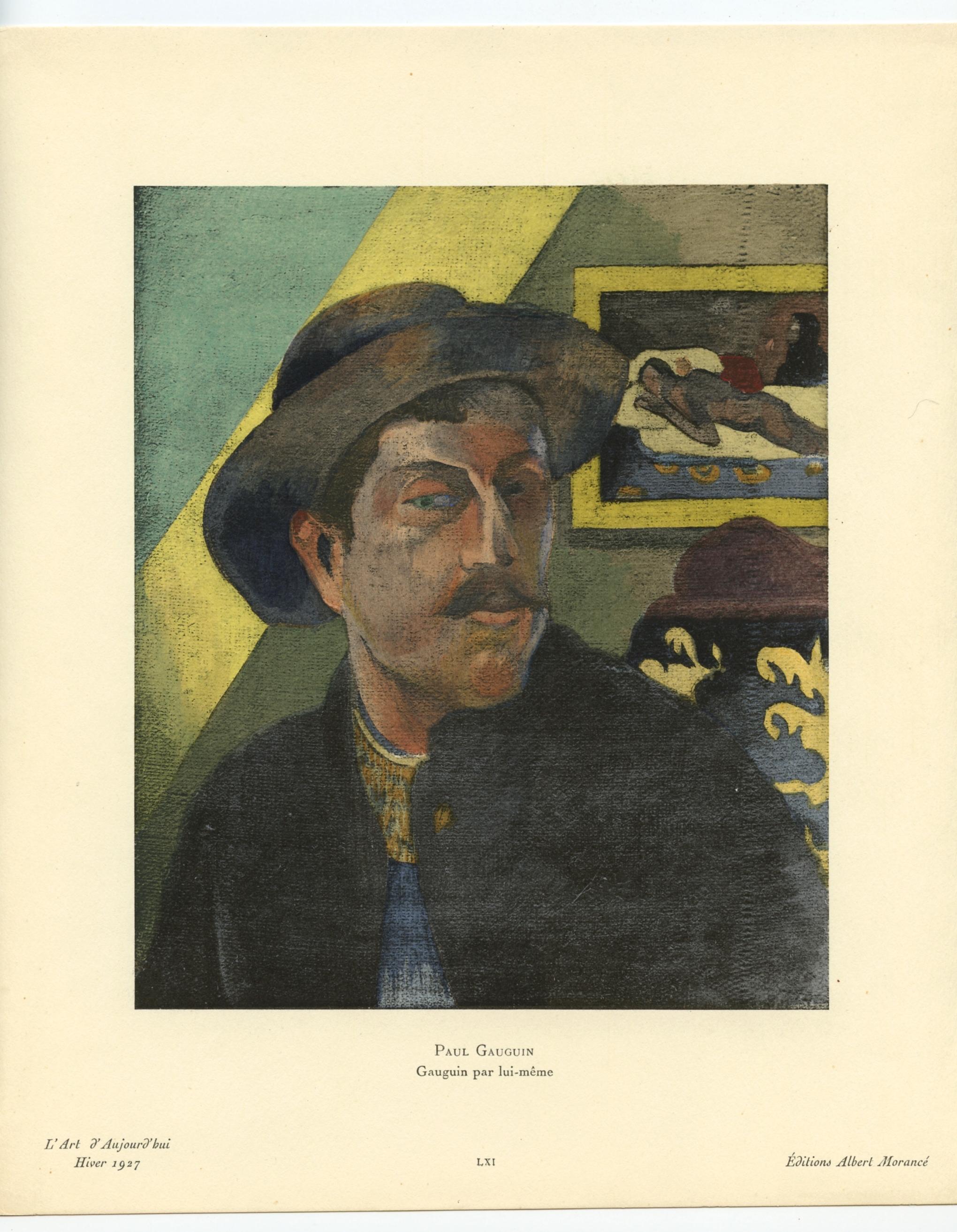 Support : pochoir (après l'aquarelle). Imprimé en 1927 et publié à Paris par Albert Morance pour 
