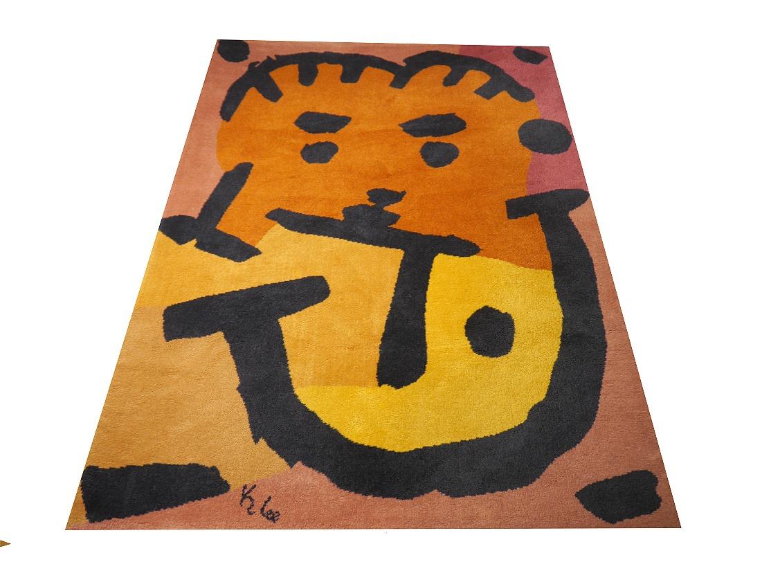 Vintage Rug after Paul Klee, Scandinavian Modern Carpet machine woven by Brink and Campman, Amsterdam.
The painting from which the design of this rug originates was named 