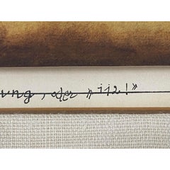 Pochoir « Underbare Landung » d'après Paul Klee, vers 1964