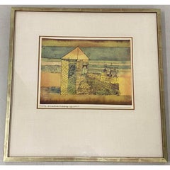 Pochoir "Wunderbare Landung" c.1964 (after) Paul Klee