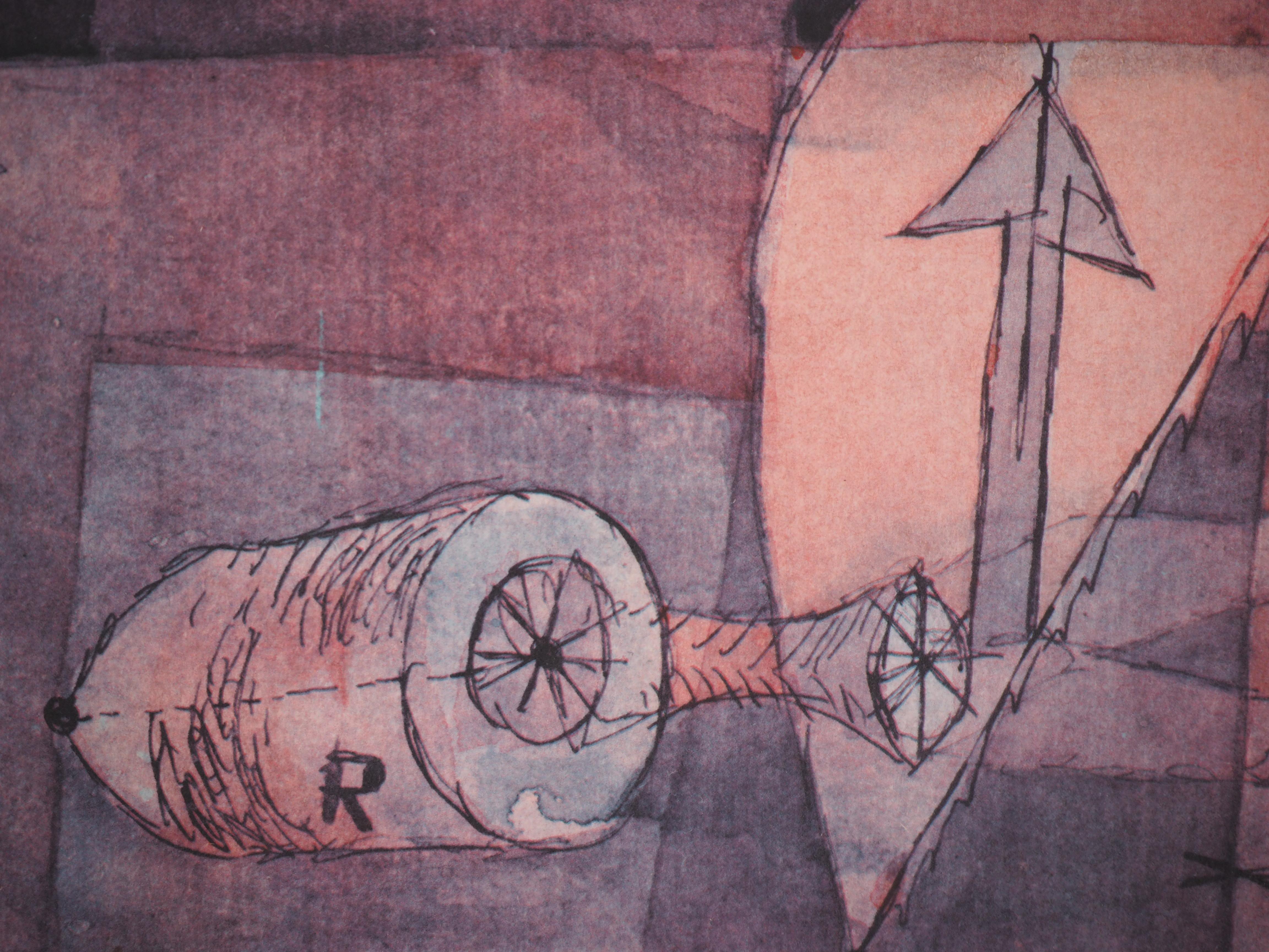 Analysis of Various Evils - Lithograph and Stencil - Surrealist Print by (after) Paul Klee