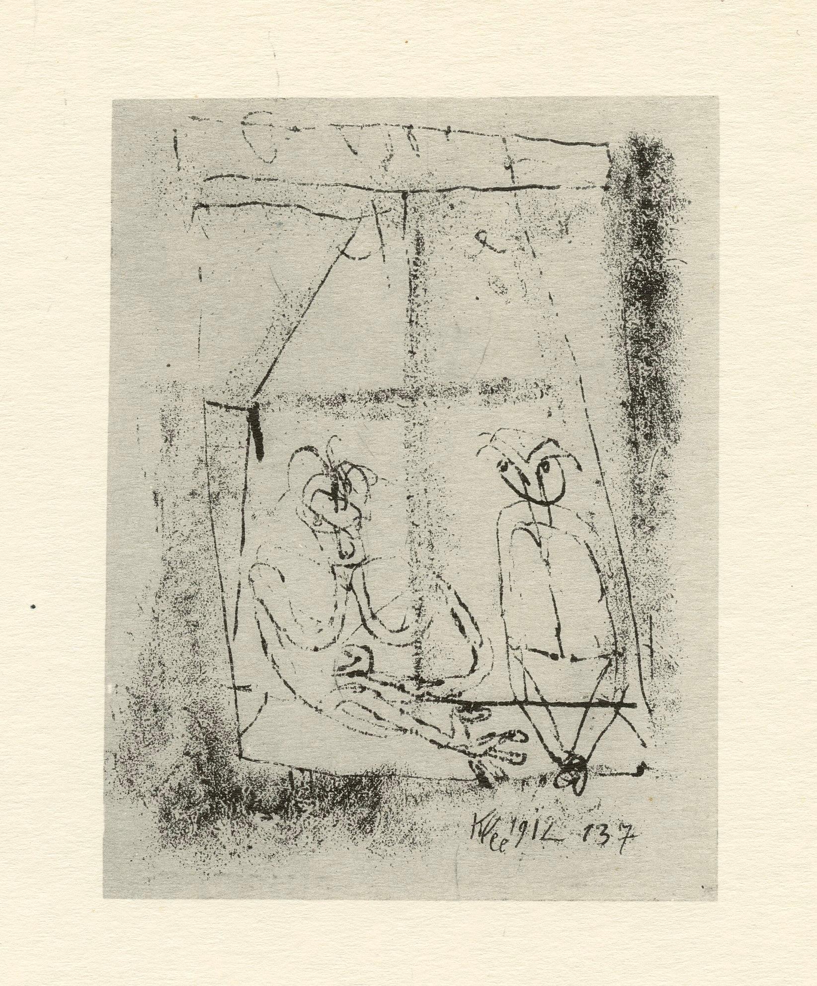 At the Window - Print by (after) Paul Klee