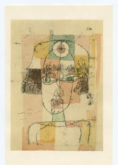 "Bildnis mit der Stulpnase (Portrait with Turned-up Nose)" pochoir