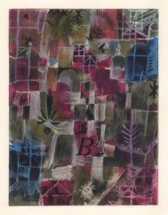 ""Composition en B"" pochoir