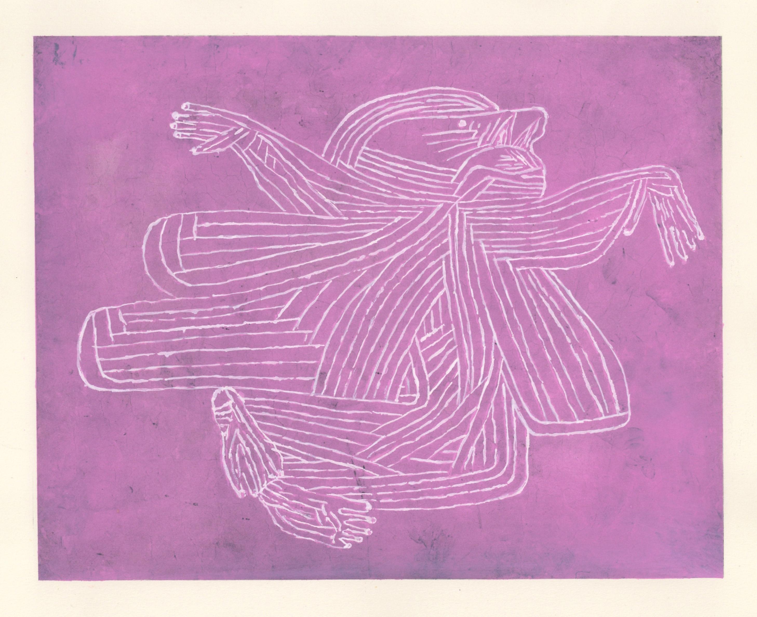 "Creator" pochoir - Print by (after) Paul Klee