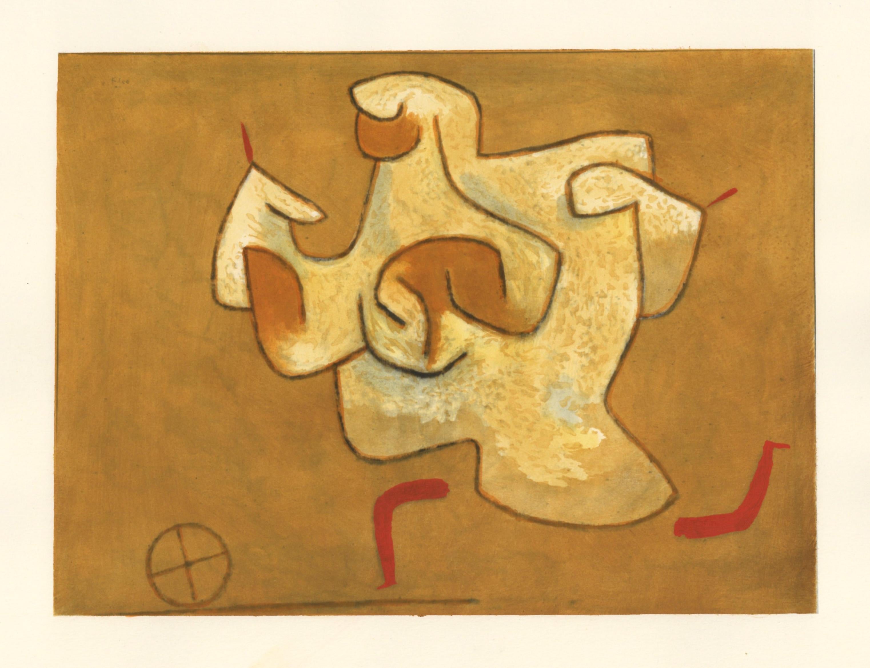 "Fame" pochoir - Print by (after) Paul Klee