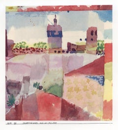 "Hammamet con la mezquita" pochoir