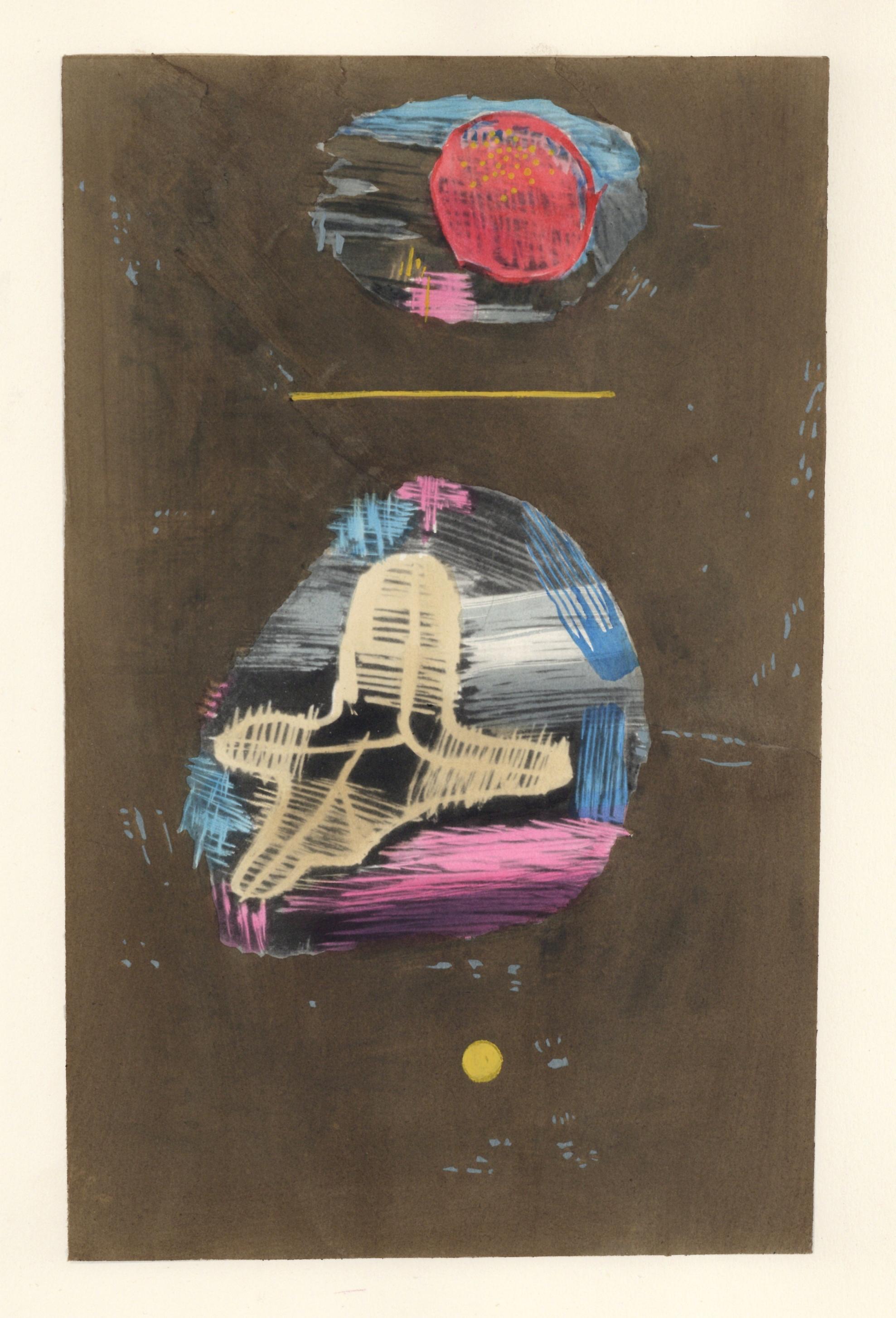 "Pochoir "Interlude - Print di (after) Paul Klee