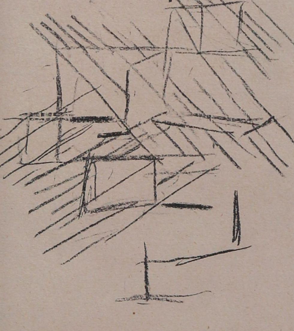 Heliograbado sobre papel hecho a mano, 1929 de Paul Klee. Enmarcado. De la carpeta Paul Klee, Handzeichnungen 1921-1930; Aquí nº 53
Medidas: Imagen: 19 x 11,8 cm ( 7,48 x 4,65 in ), Enmarcado: 38,5 x 34,2 cm ( 15,16 x 13,46 in )
