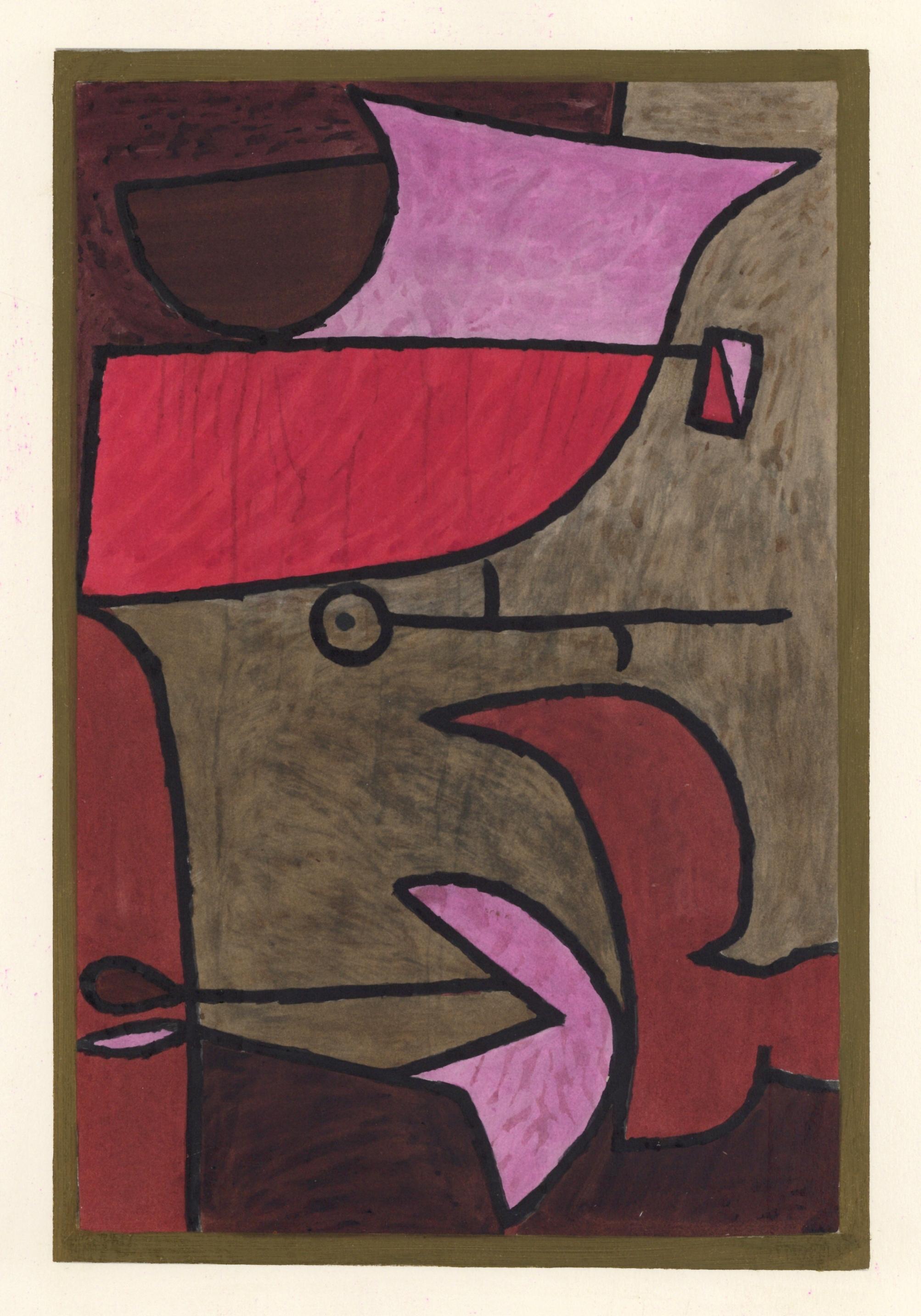 "Pochoir "Naturaleza muerta - Print de (after) Paul Klee