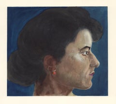 "The Artist's Sister" pochoir