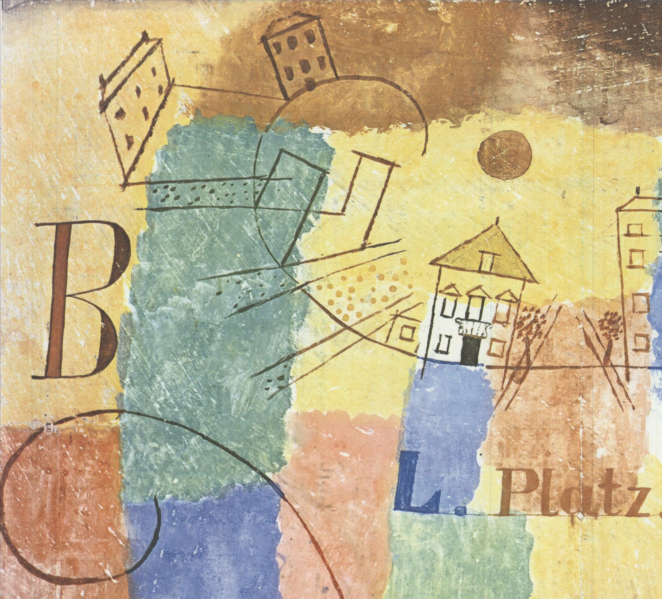 The L-Square Under Construction - Modern Print by (after) Paul Klee