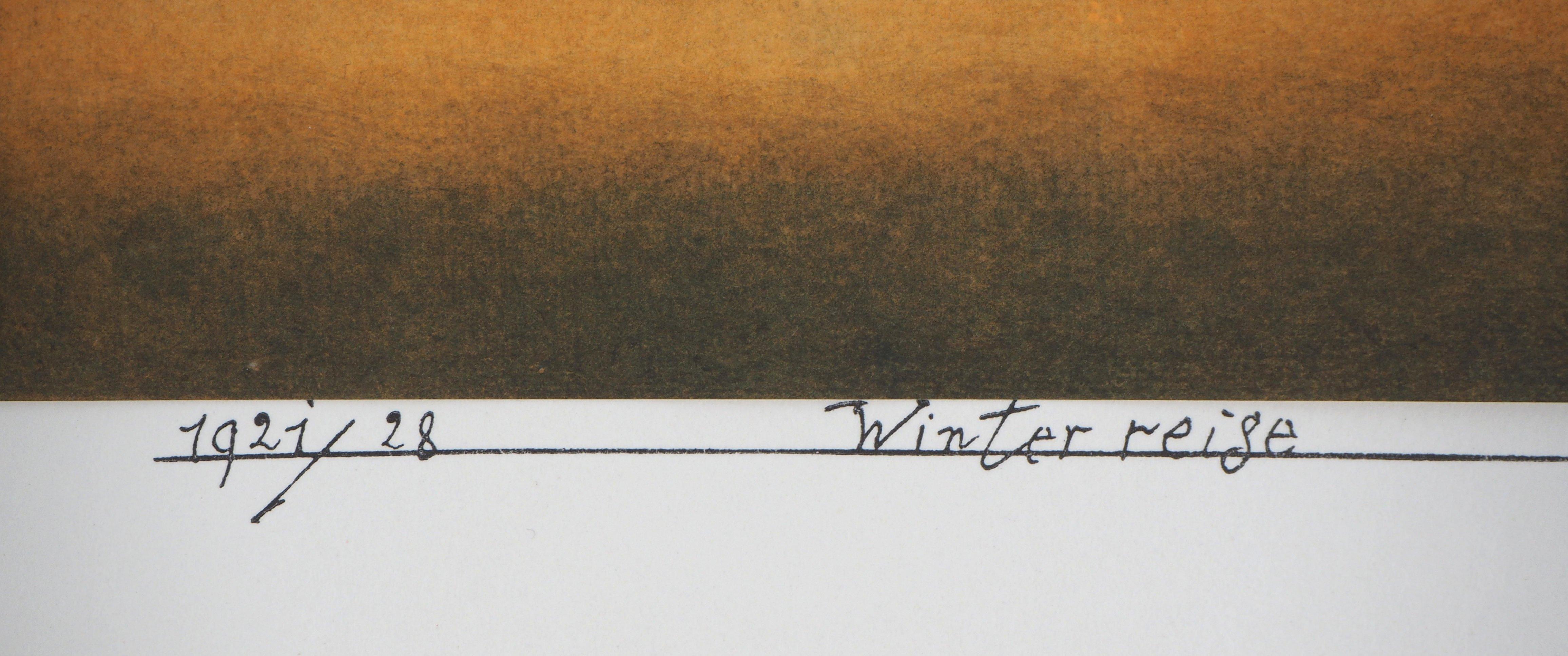 Trip d'hiver - Lithographie et pochoir - Moderne Print par (after) Paul Klee