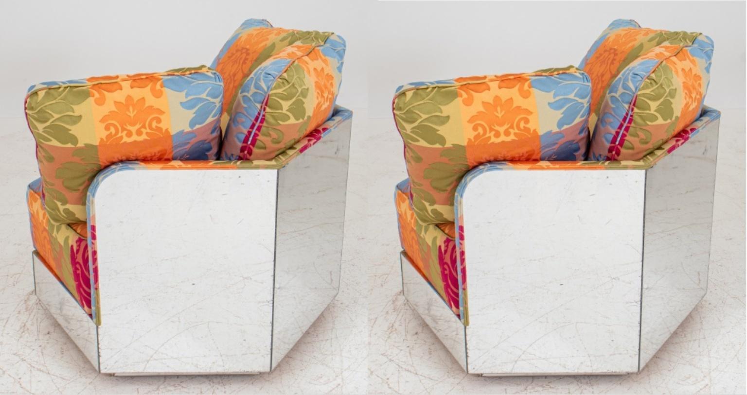 20th Century After Peter Murdoch Hexagon Swivel Chairs, Pair