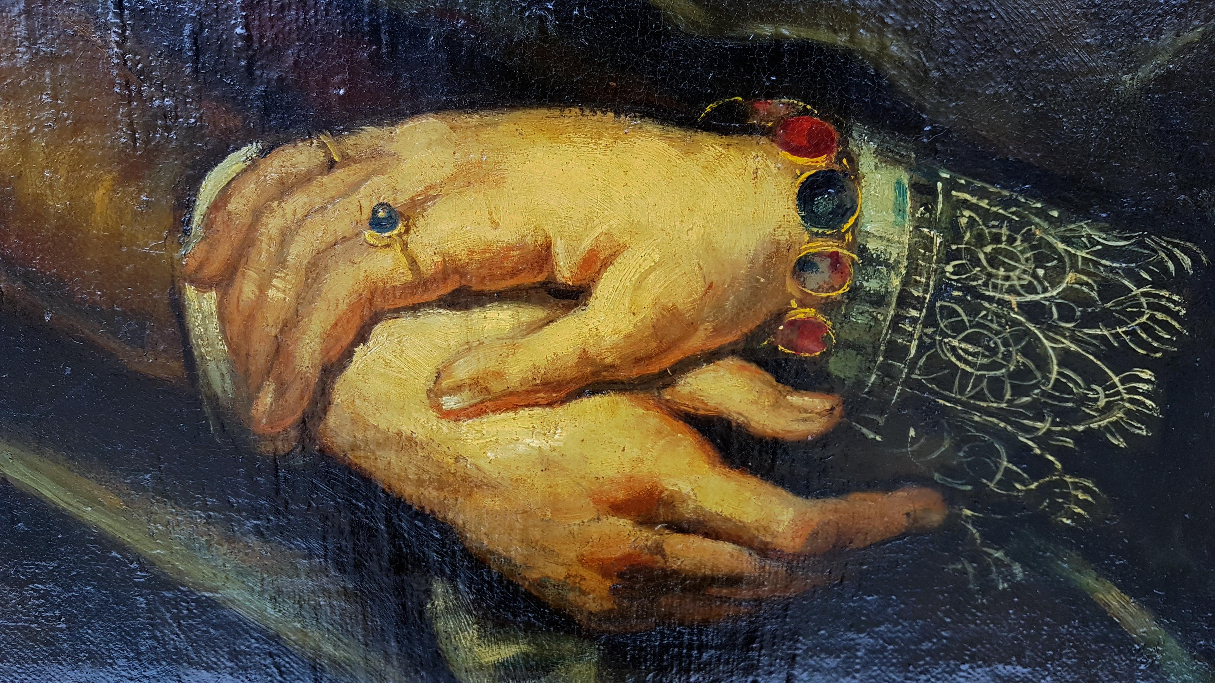 After Peter Paul Rubens, Honeysuckle Bower, Dated 1929 In Good Condition In Kiel, Schleswig-Holstein
