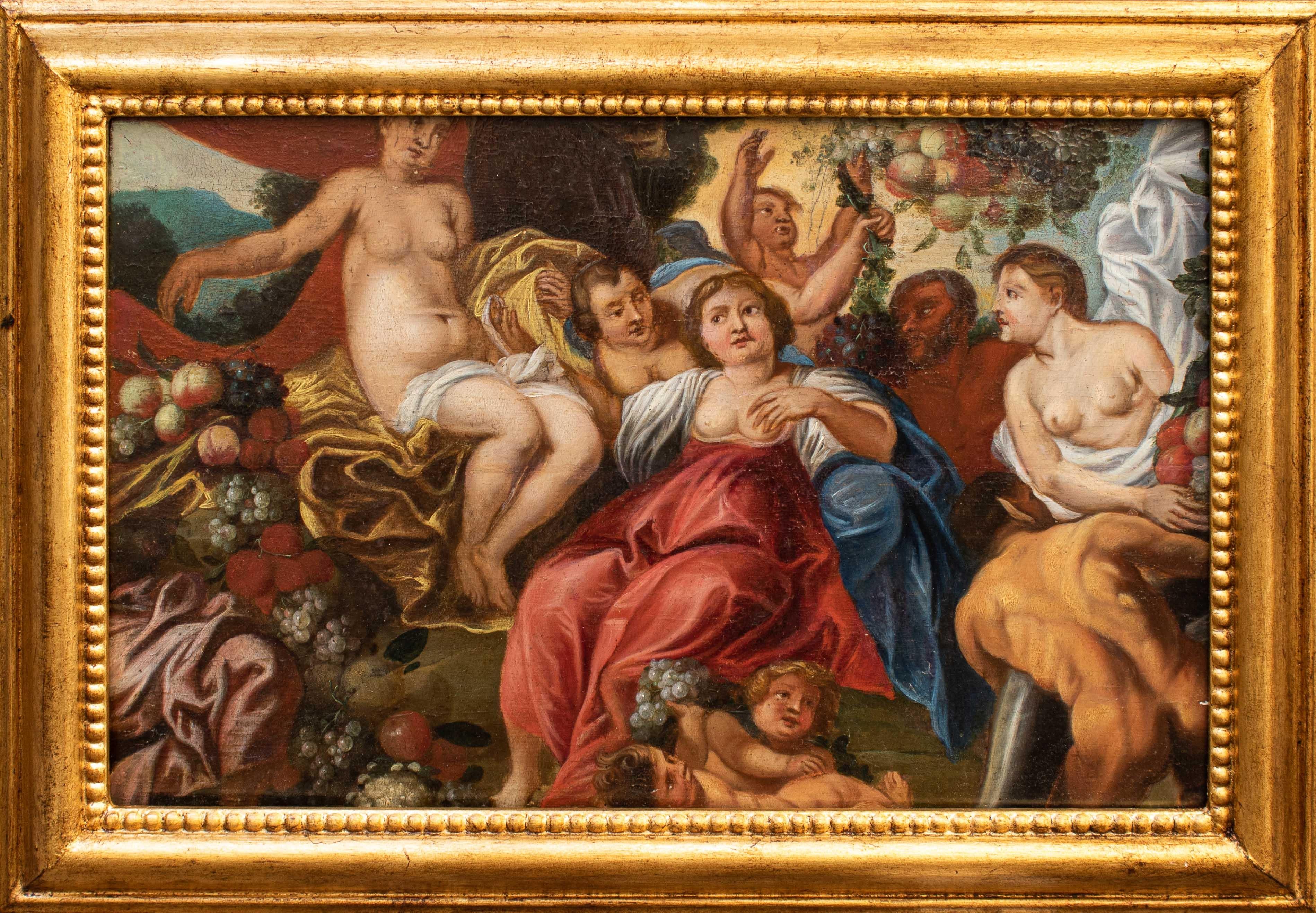 After Peter Paul Rubens, Allegory of Abundance - Painting by (After) Peter Paul Rubens