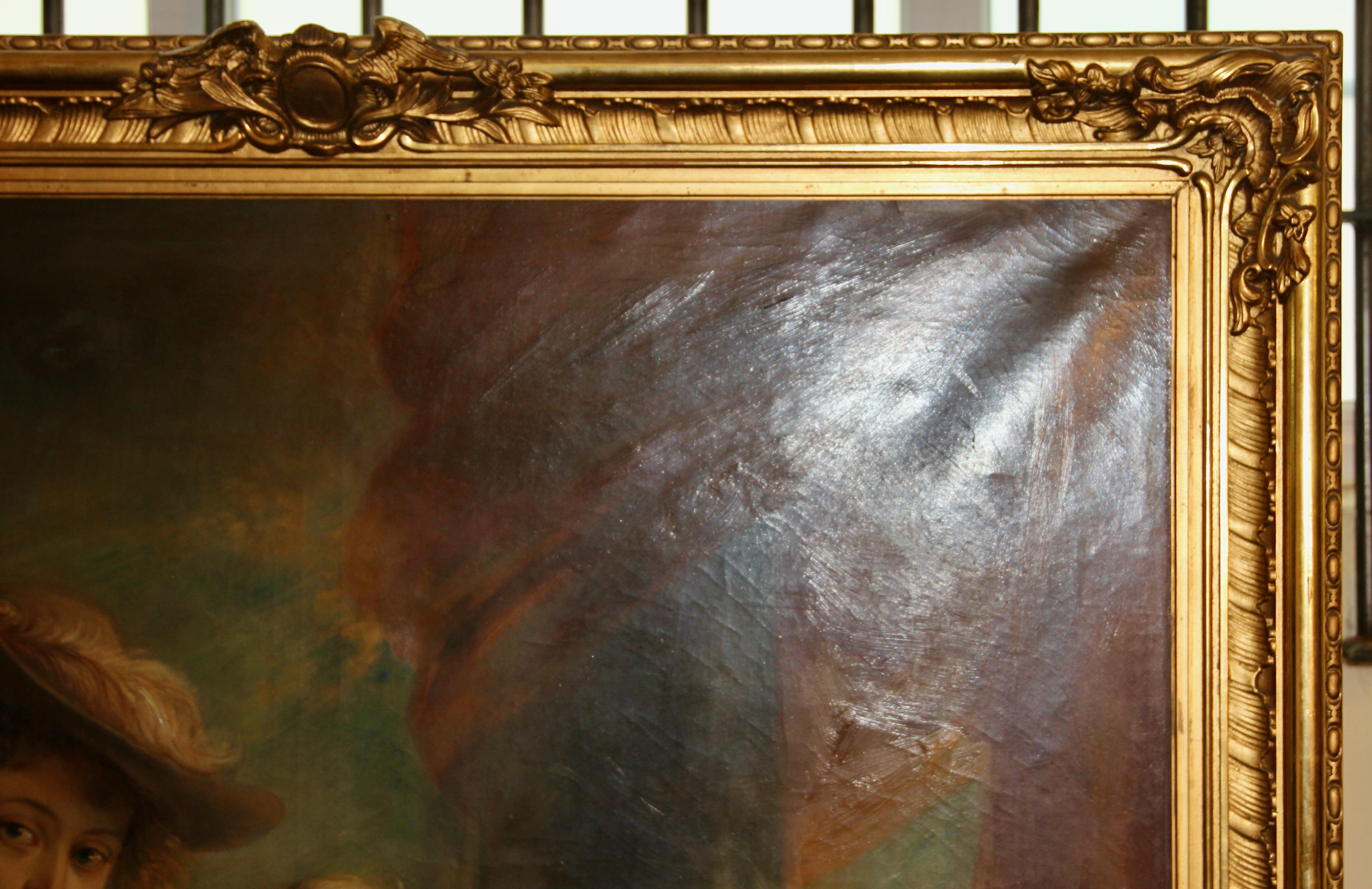 Peter Paul Rubens (D'après) - Helena, Helene, Fourment avec son fils Francis, Frans en vente 2
