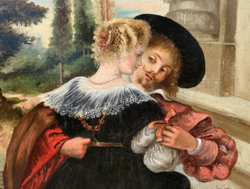 Pieter Paul Rubens follower - Late 18th century figure painting - Garden of love 8