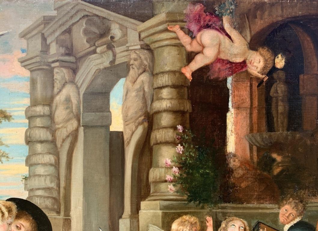 Pieter Paul Rubens follower - Late 18th century figure painting - Garden of love 2