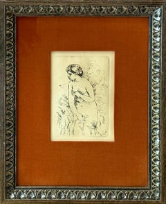 “Baigneuse Debout A Mi-Jambes“