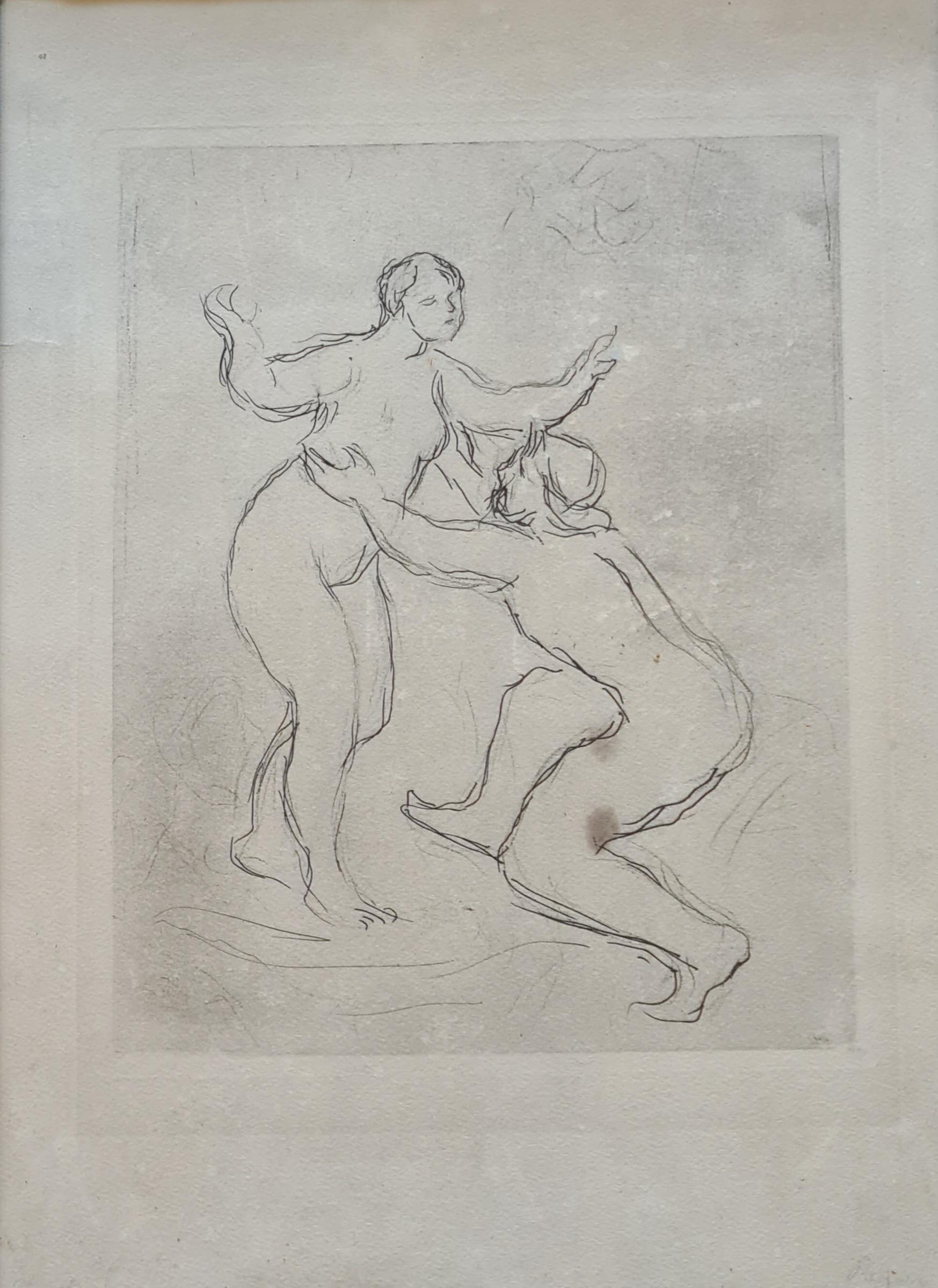 (after) Pierre Auguste Renior Nude Print - Le Fleuve Scamandre, (Stella 24, Delteil 24), First sheet, First State.