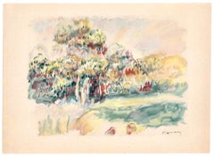 "Pochoir "Paysage
